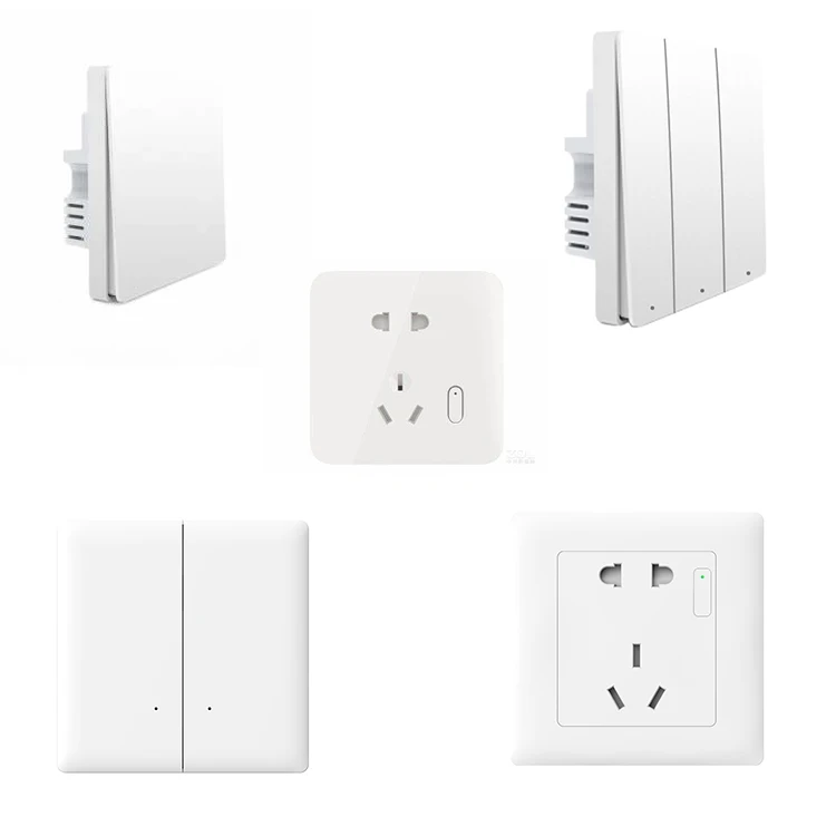 ODM OEM 3 Gang Tuya Zigbee Smart Light Switch 3gang APP Control Push Button Wall Switch For Google Home Alexa