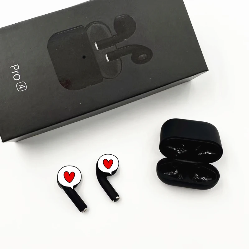 Лидер продаж наушники tws Pro 4 Siri с сенсорным управлением беспроводные синие tooth Pro4