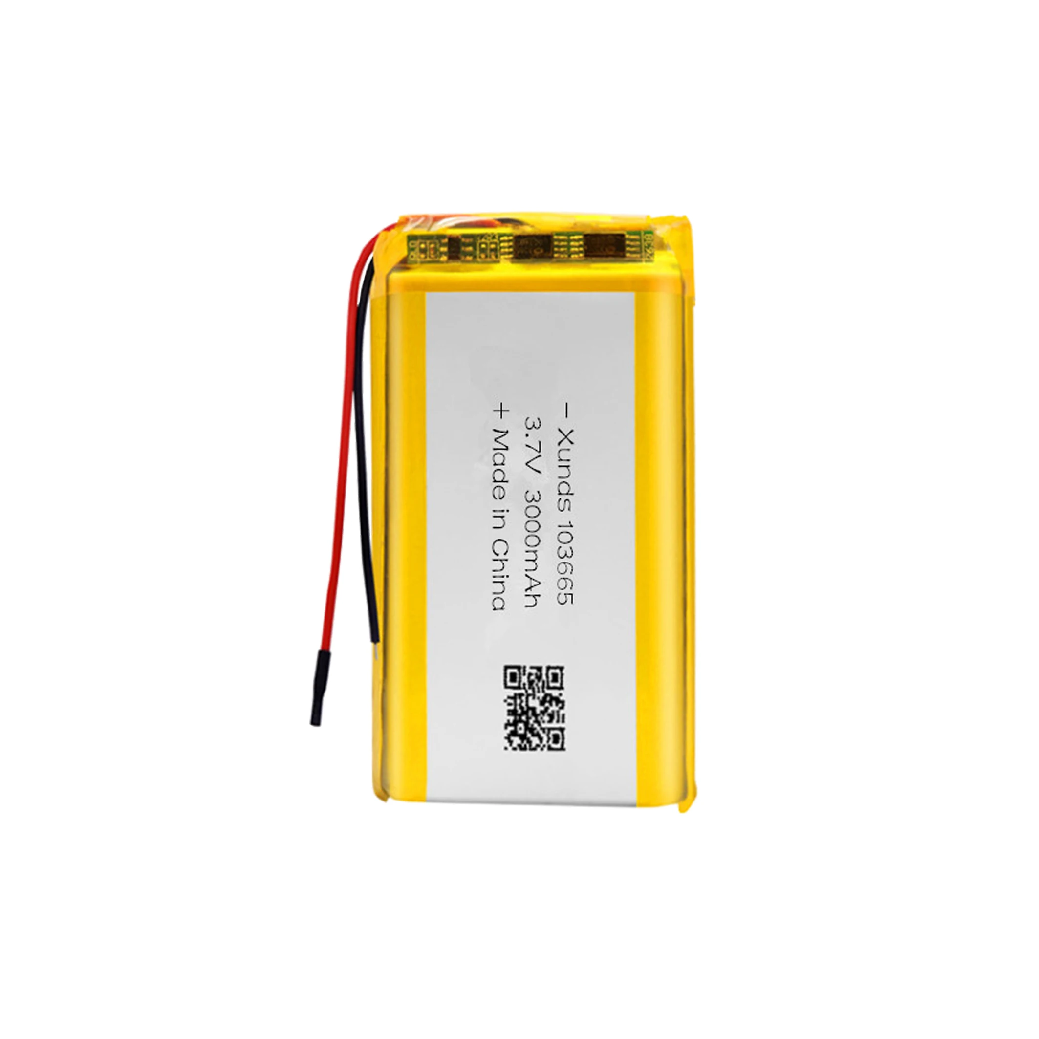 Lithium Polymer Battery 103665 3.7v Rechargeable Lipo Battery Large Capacity 3000mah Silver Sea Individual Box Package 500 Times