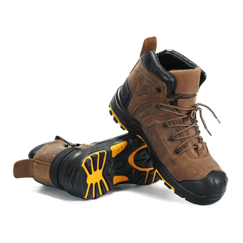 wholesale Custom high quality security cap steel toe protect Industrial Work Shoe Safety Boots