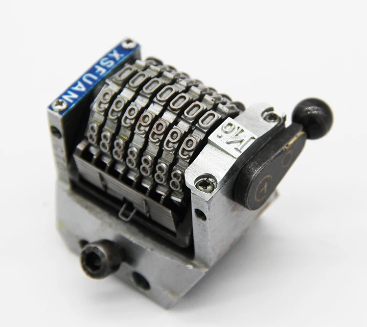 Вращающаяся головка устройства с нумерацией 7 цифр