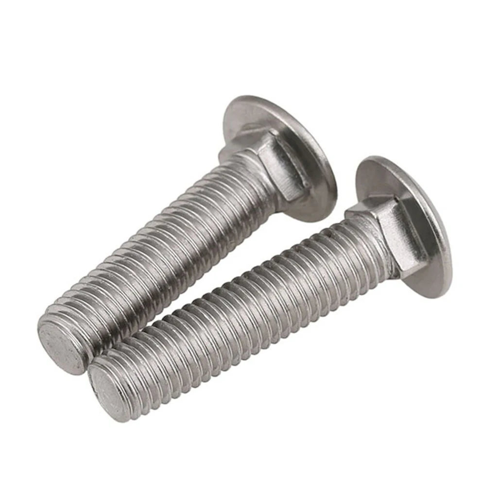 Factory Price Hot seller SS DIN603 carriage Bolt Stainless Steel Screw  mushroom Head Square Neck Bolt