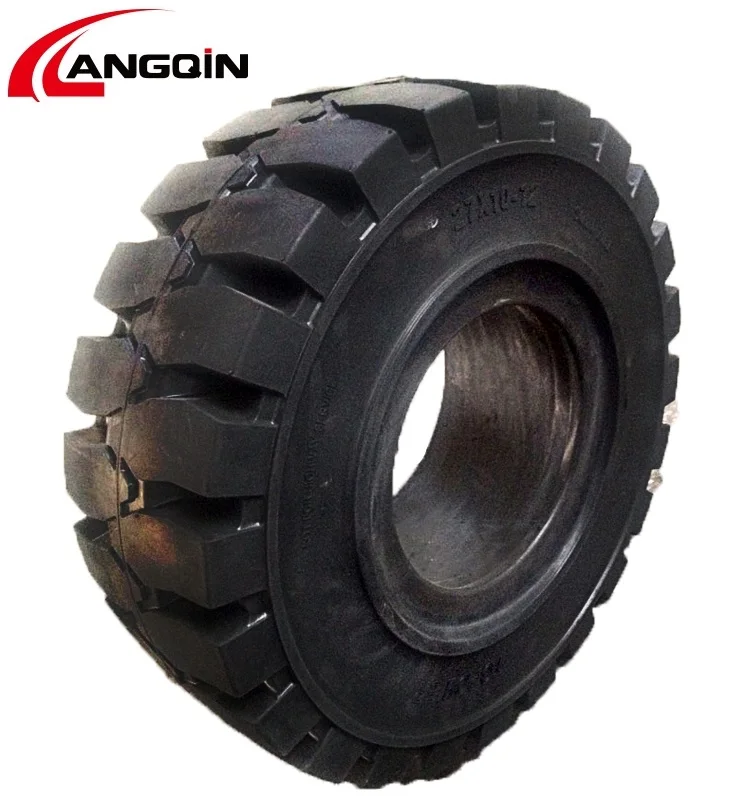 LANGQIN brand 27x10-12 Factory Supply Industrial Trailer Solid Tire Professional Quality