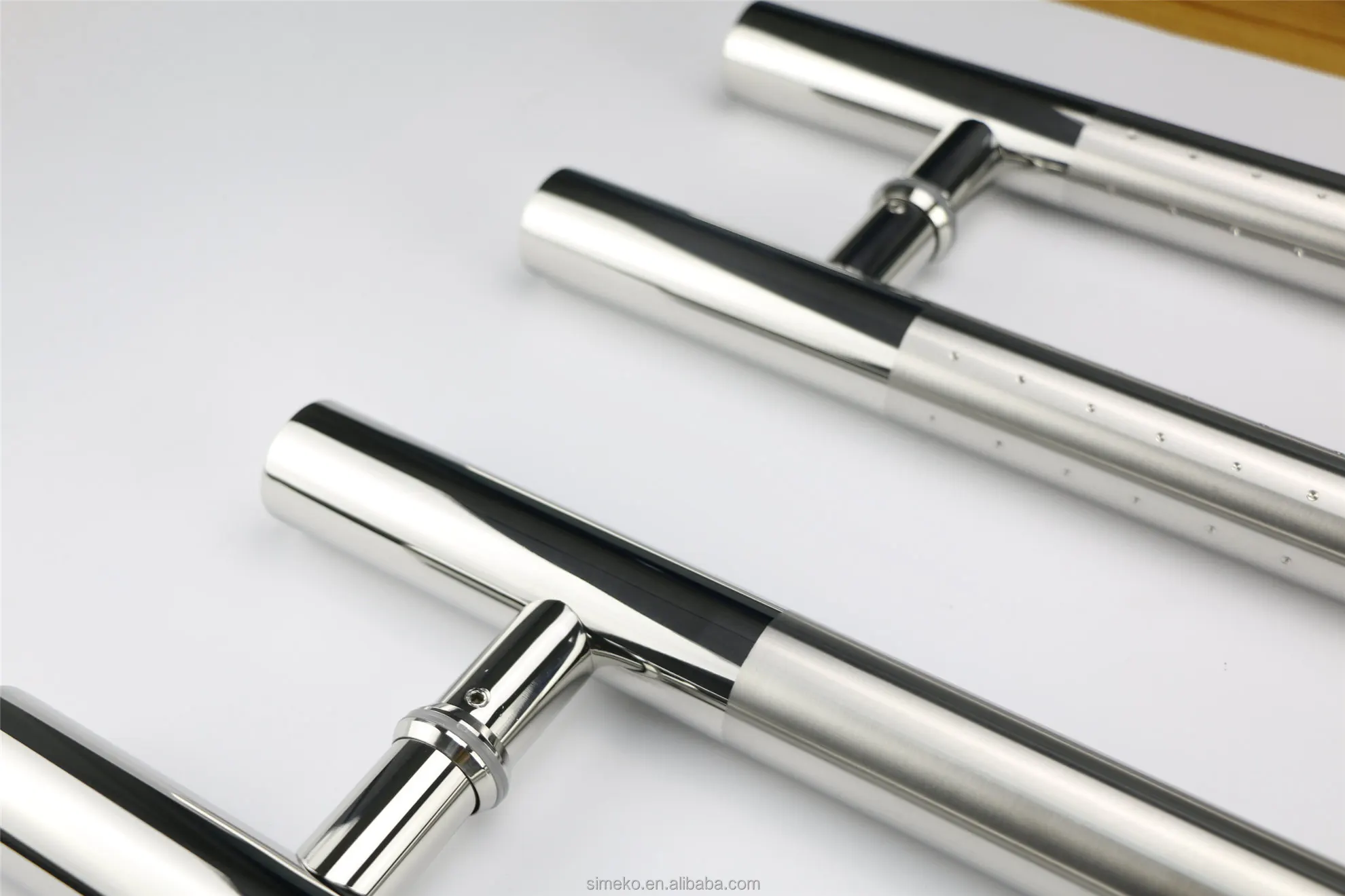 Handle Glass Door Single Side Pull Handle For Wooden And Glass Sliding Door