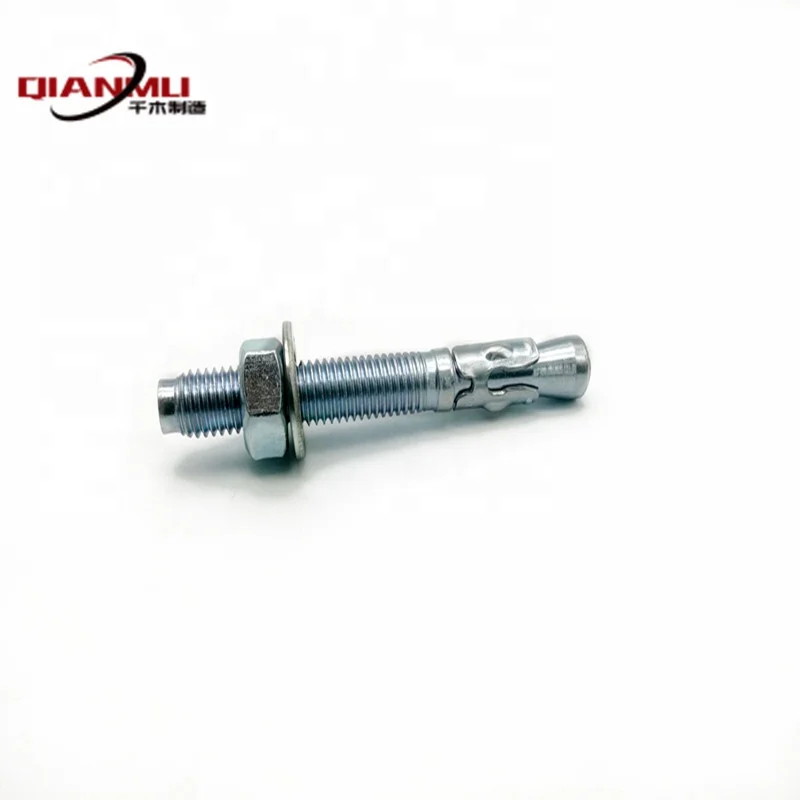 
Zinc Plated Wedge Anchor Fasteners carbon steel DIN ANSI standard 