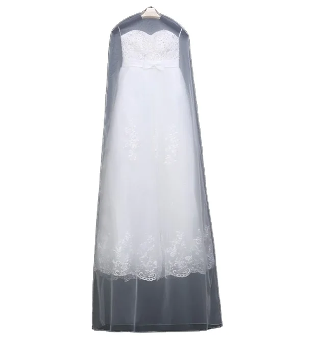 New White Breathable Organza Wedding Bridal Dress Garment Cover Bag