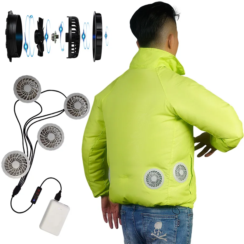 2022 Hot Sale Factory Cheap Price Summer Air Conditioner Cooling Clothing Work Cooling Clothing Jacket Men Clothes