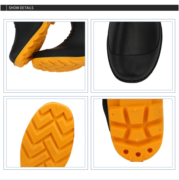waterproof hot explosive Global PVC GumBoots Anti Slip pvc rain boot gum boots factory for men adults