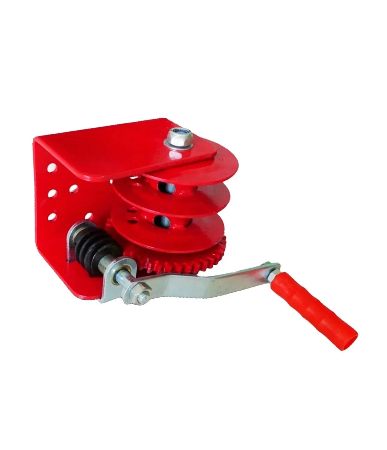 Easily Operate Portable Mini Self-Locking Manual Drawbar Waterline Hoist Manual Pulls Winch For Chicken Feeding Drinking System