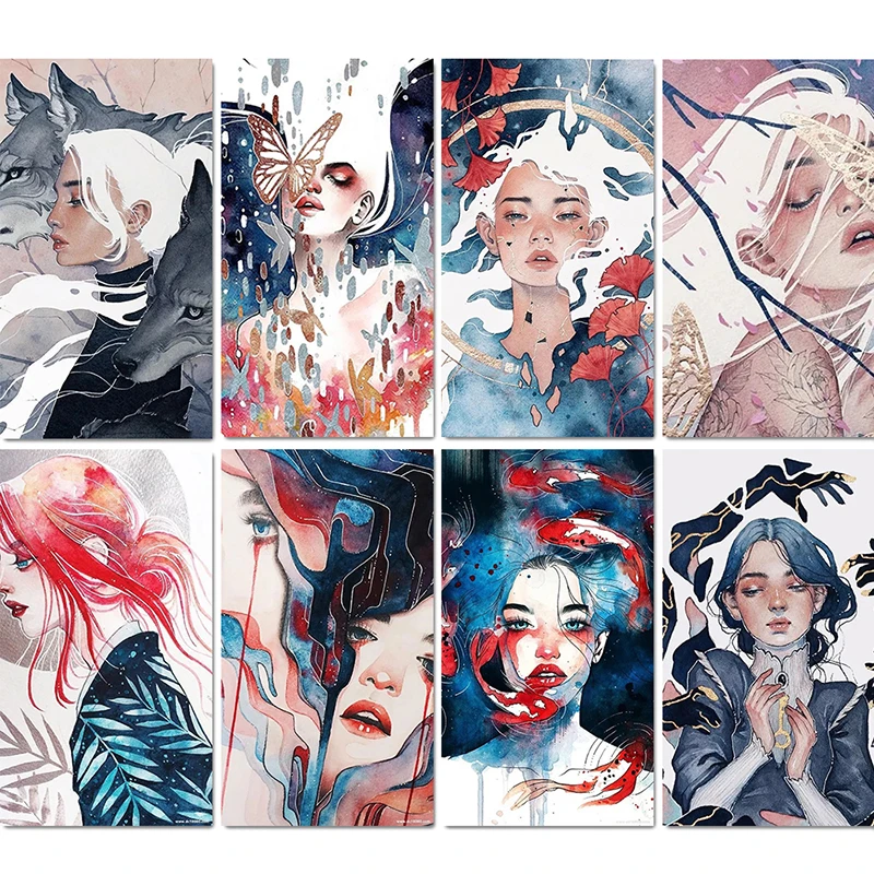 Wholesale Price Anime Cool Girl Pictures Creative Home Decorations Paint by Numbers for Adults