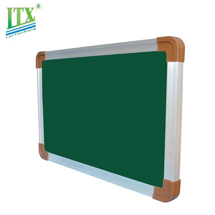 Education Aluminum Frame Teaching Board Customized Wall Hanging Chalk Writing Magnetic Green Board For School