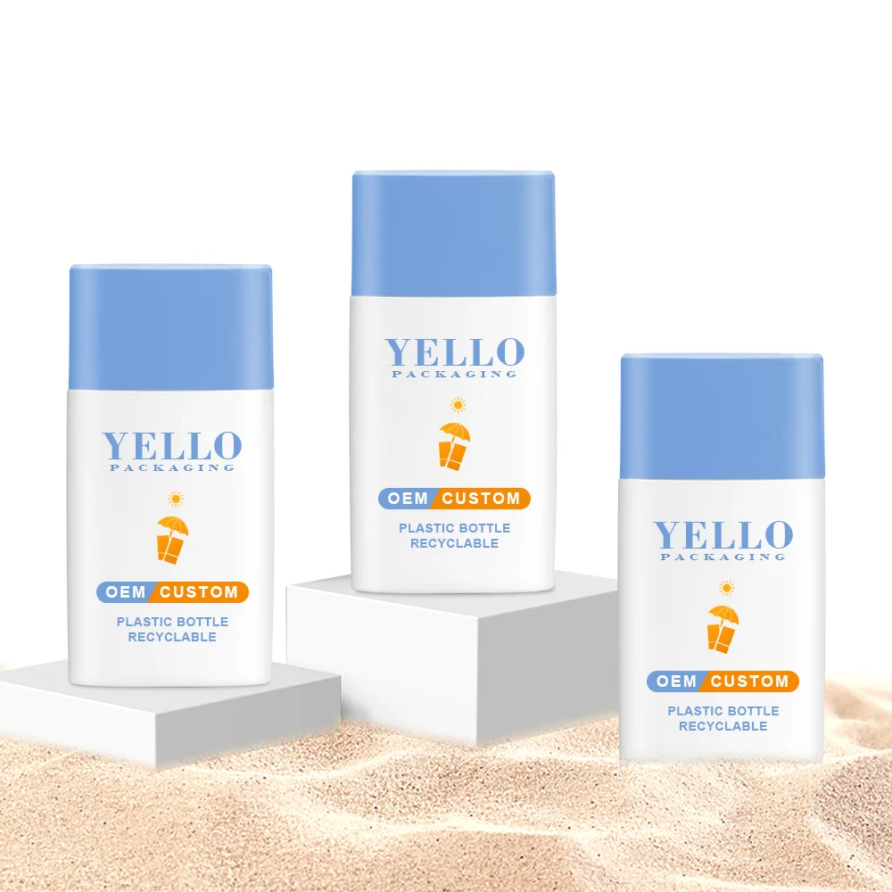 Customized Wholesale Cosmetic Sunscreen Spf Lotion Face Cream Squeeze Packaging Bottles 30 Ml 50 Ml Sunblock Bottle With Logo