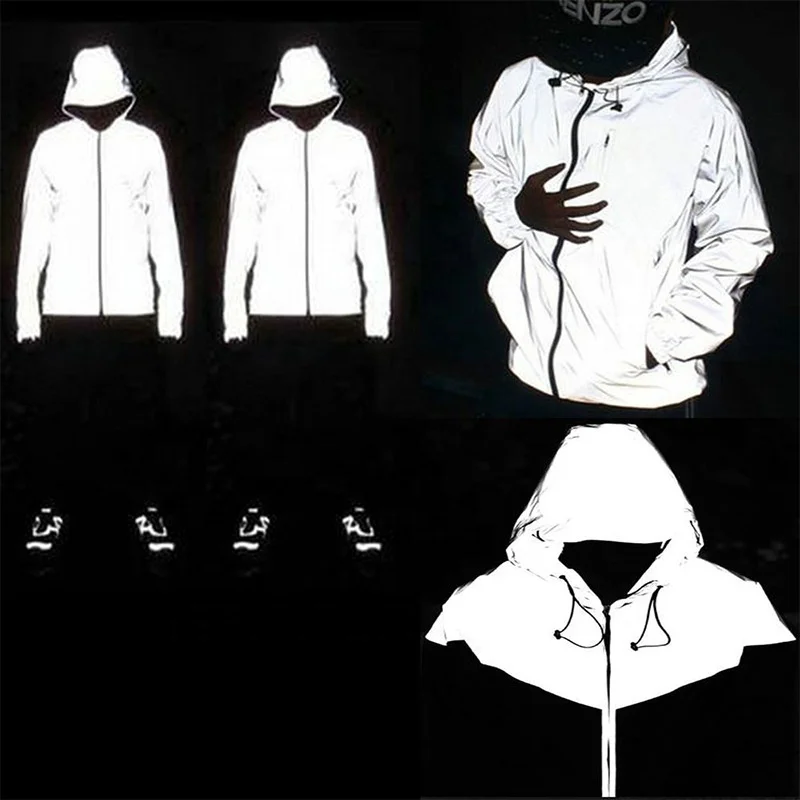 Recycled Nylon Softer Reflective Fabric High Visibility Soft Color Silver Grey 100% Retro Reflective Fabric for Clothing Jacket
