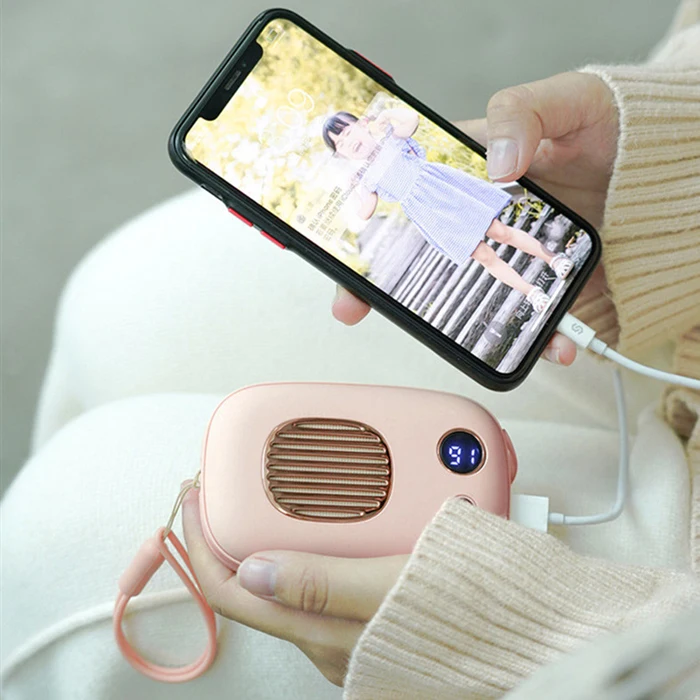 mini 10000mah Hand Warmer power bank 2 in 1 10000 mAh large capacity new mobile power warmer Hand Long Life Pocket Power bank