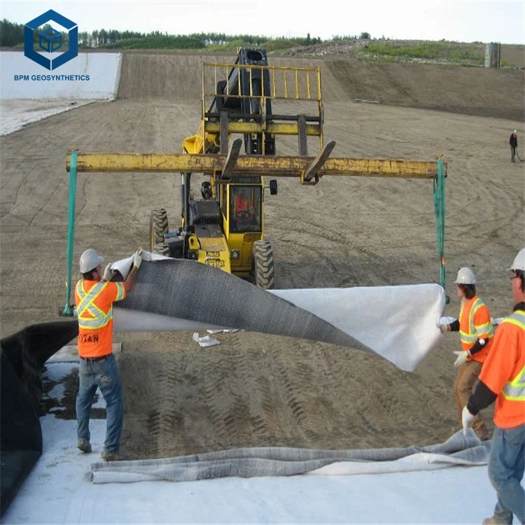 Polyethylene Liner Polypropylene UV Black Polythene Sheet 1mm 1.5 mm 2 mm Geomembrane for Landfill Project in Oman
