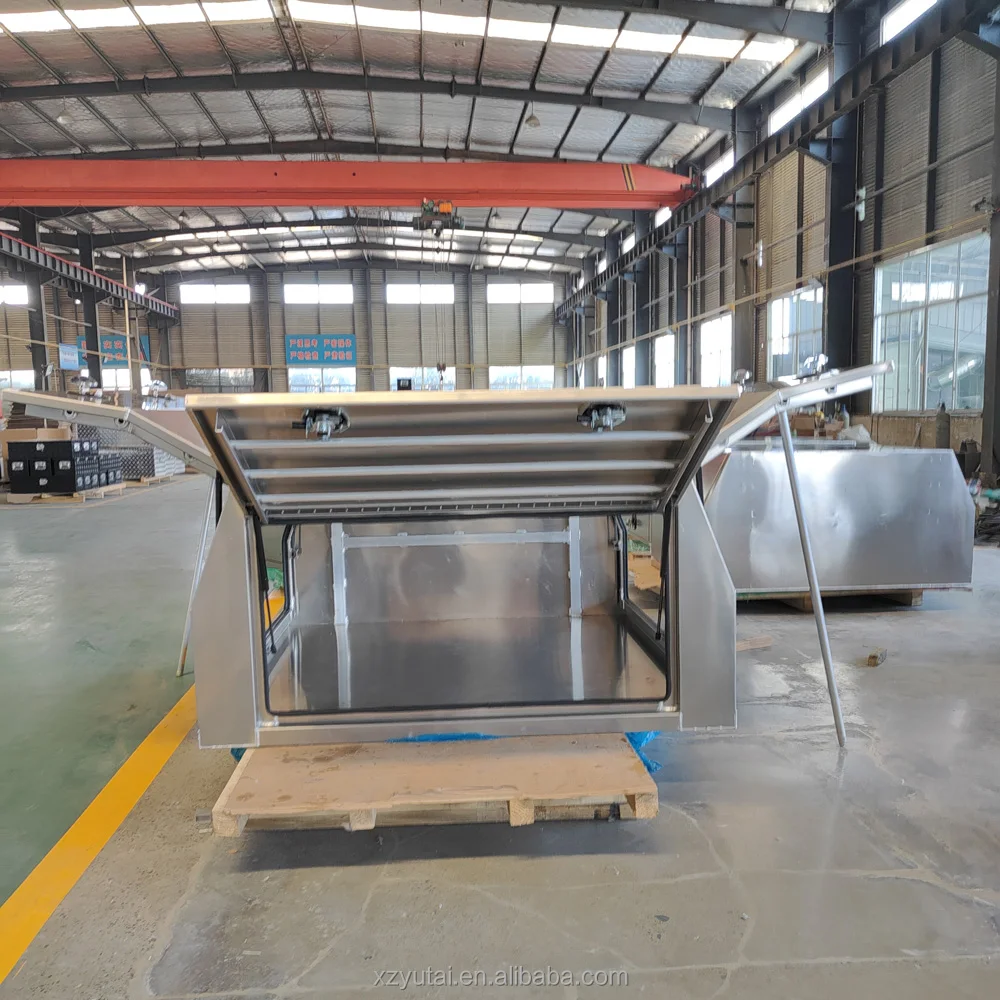 Custom high quality Heavy Duty Ute Aluminum Canopy,Aluminum Tool Box for Truck PickUp