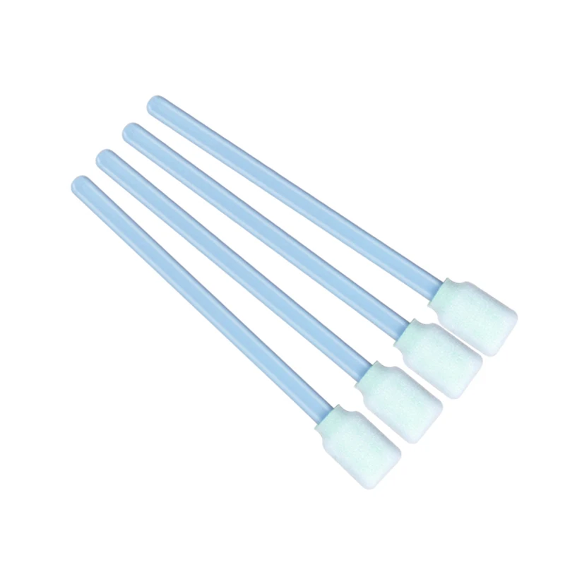 CM-FS707 Disposable Blue Green Industry Dust Free Cleanroom 707 Foam Swab for Printer Roland Sensor Cleaning