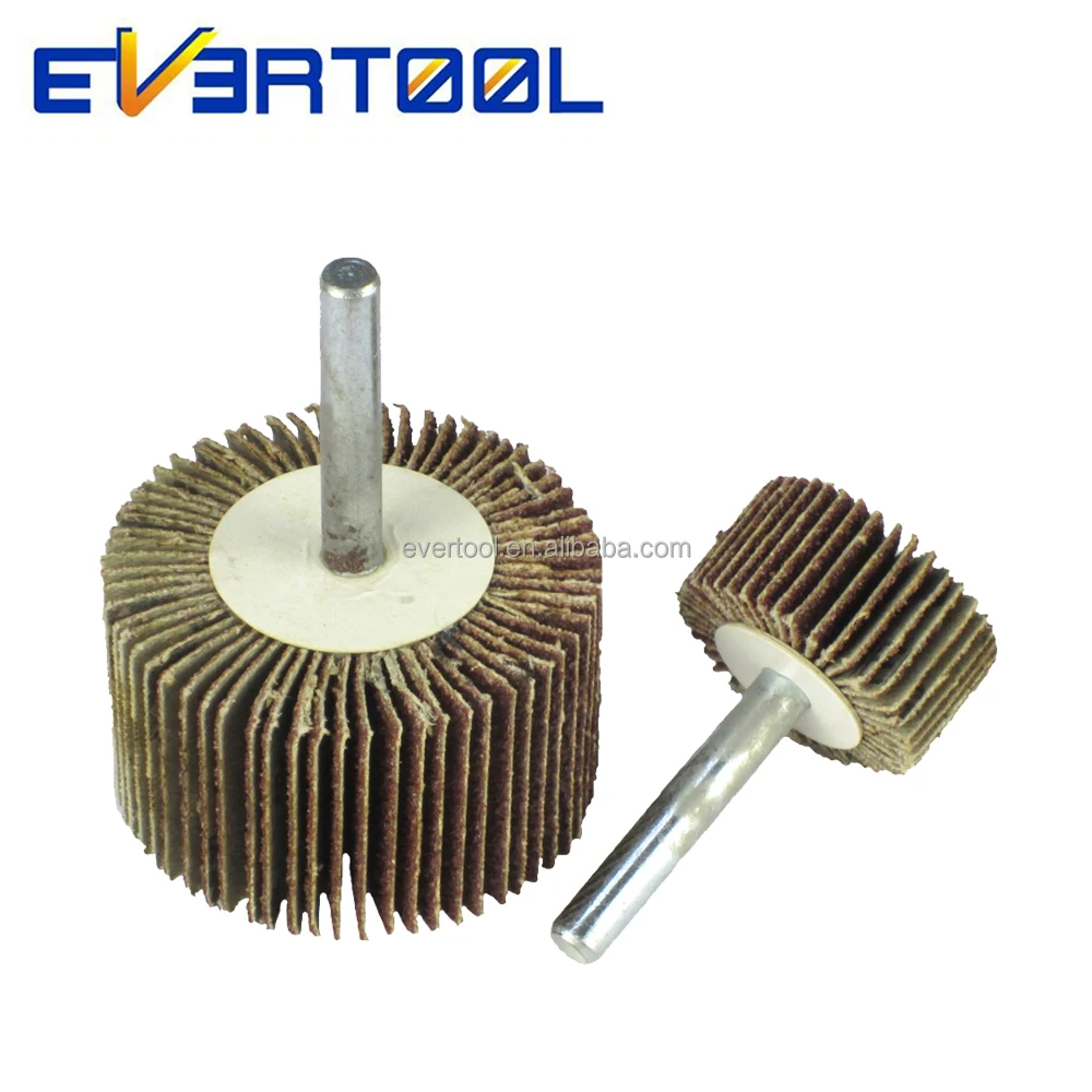 EVERTOOL Aluminum Oxide Abrasive Flap Discs T27 T29 Metal Polishing Flap Wheels Abrasive Mop