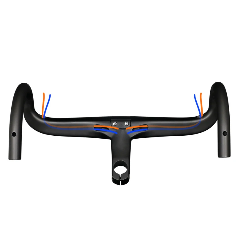factory direct good quality road bike parts inner cable handlebar integrated light carbon handlebars