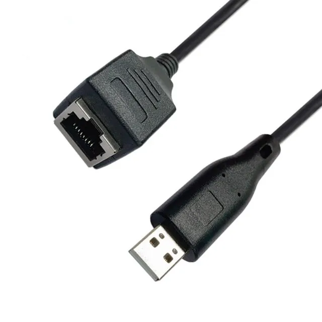 hot selling high quality service programming USB A male to rj45 female console adapter cable