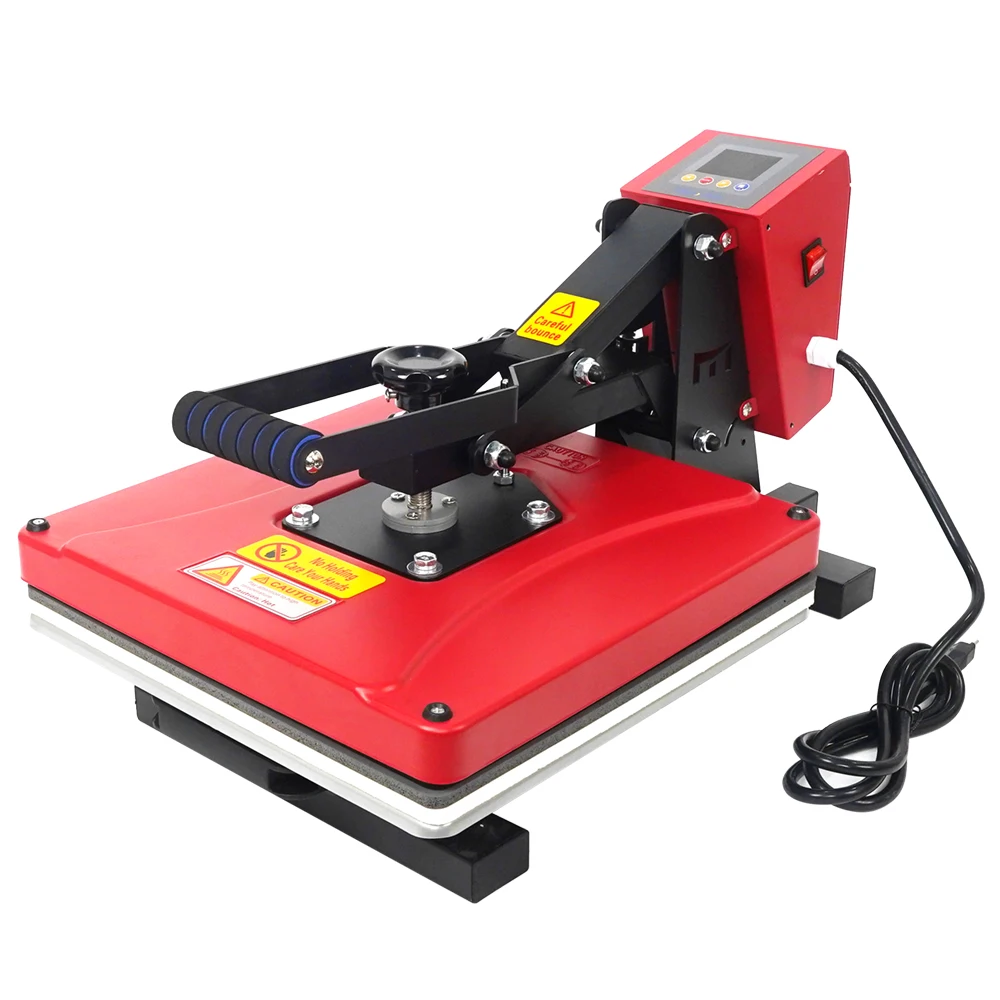 Mecolour Wholesale High Quality Red Heat Press Machine Printing on T shirts Custom Heat Transfer Machine