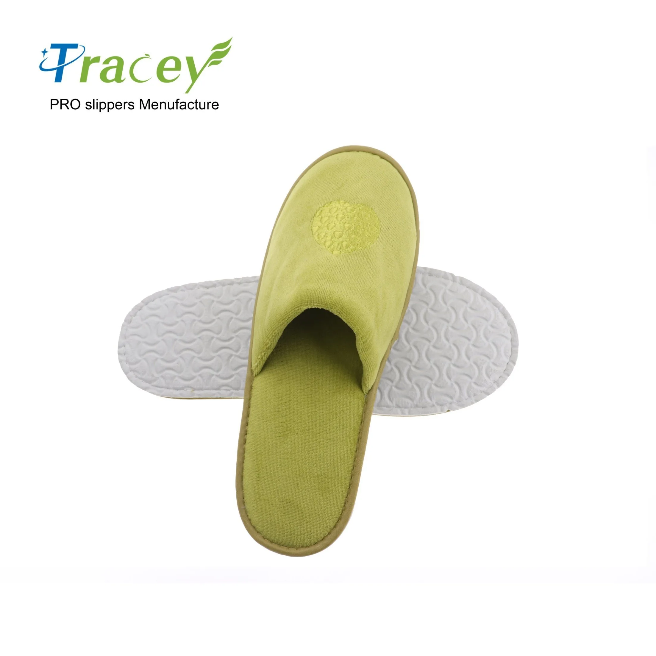 Five star indoor guest room luxury soft eva disposable wholesale cotton hotel slippers for man in winter