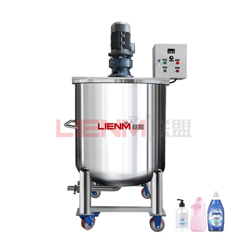Best Liquid Soap Mixing Machine Price 1000L Liquid Making Machine Mixing Tank With Agitator SS Machine For Mixing Liquid Soap