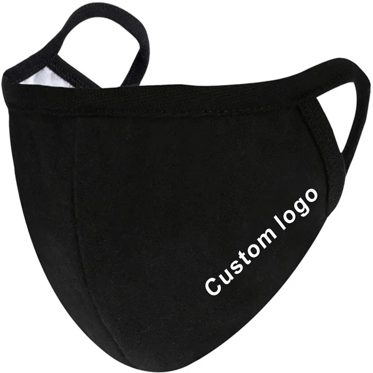  Wholesale Reusable Fabric Mask Custom Logo Print customize logo face
