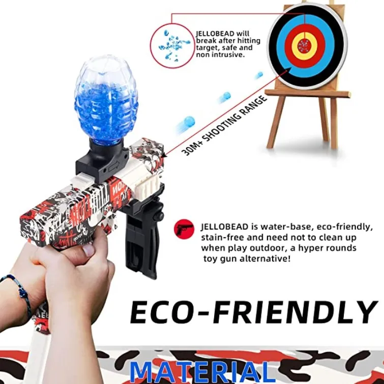 Gel Ball Electric Blaster,Splat R with Water Bead Ball, Eco-Friendly Gellets The Next Evolution in Backyard Fun and Outdoor Game