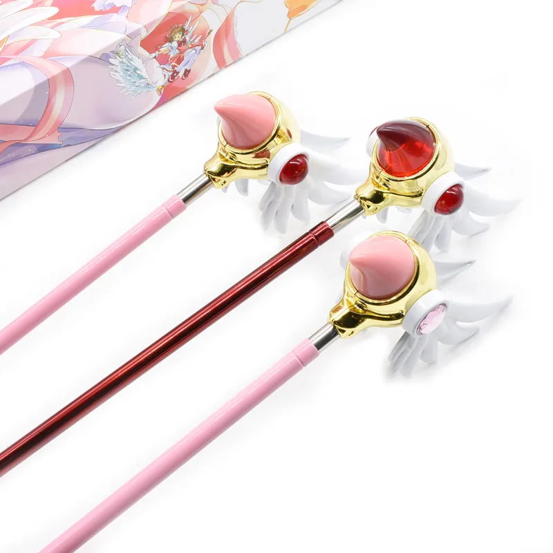 Anime Peripheral Cosplay Model Prop Card Captor Retractable Magic Wand