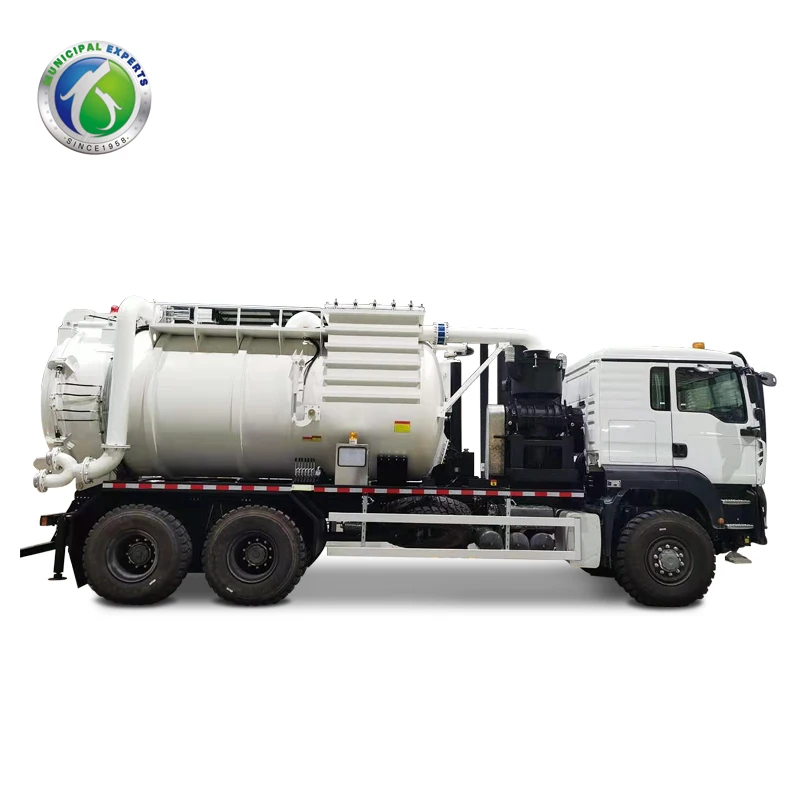 China factory 12CBM High-power High-quality Vacuum Pump Powder and sand Suction Truck