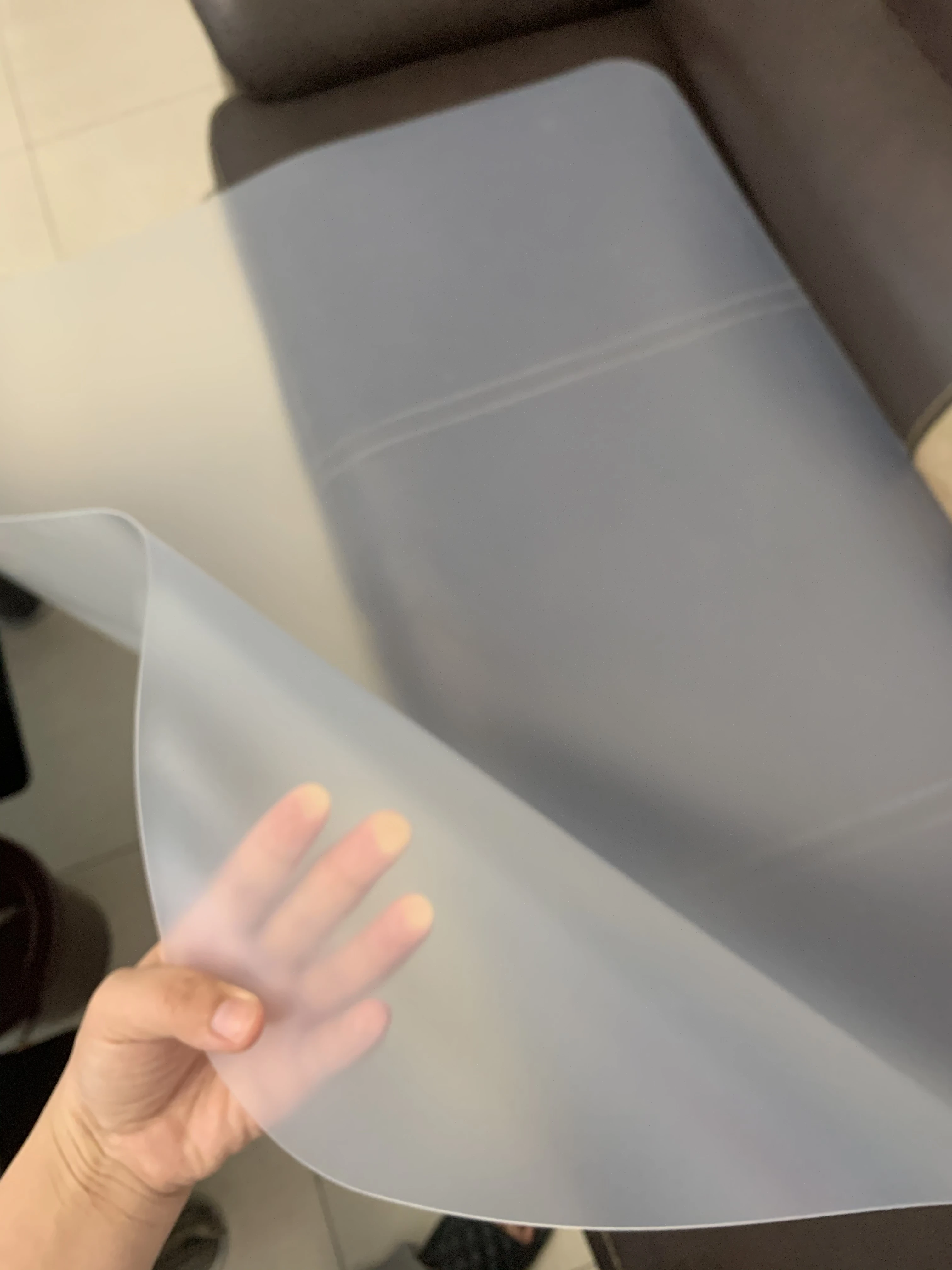 Hot sale plastic PP office chair mat for hardwood floor