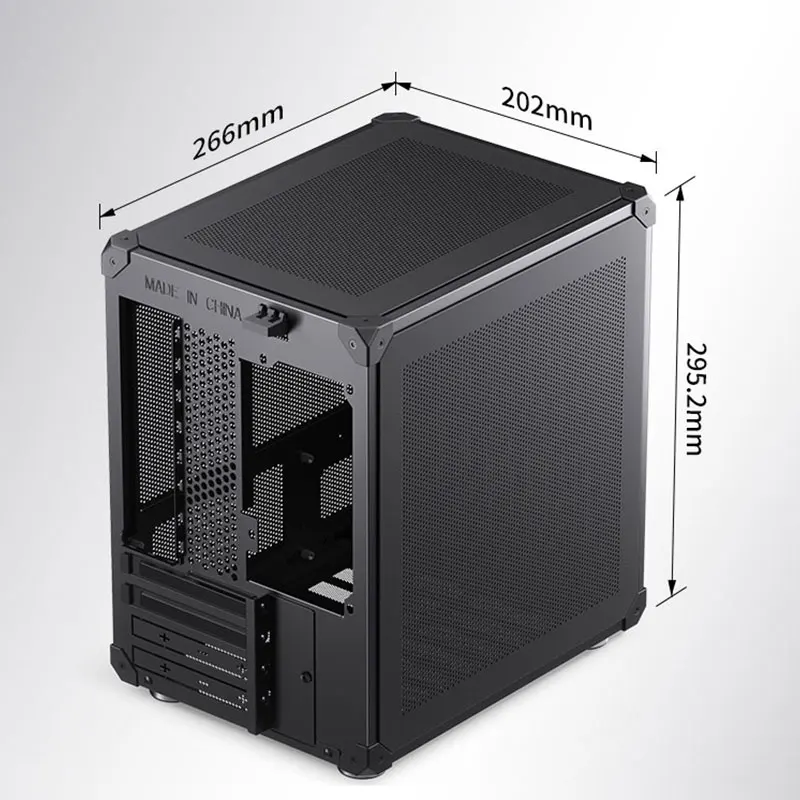 JONSBO C6 ITX/MATX домашний/офисный мини настольный ПК корпус с интерфейсом