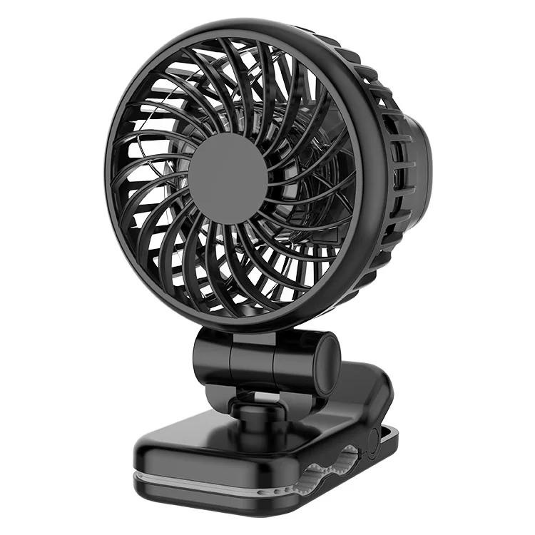 2000mah Baby Stroller Pet Back Pack Portable USB Rechargeable Table Mini Clip Fan