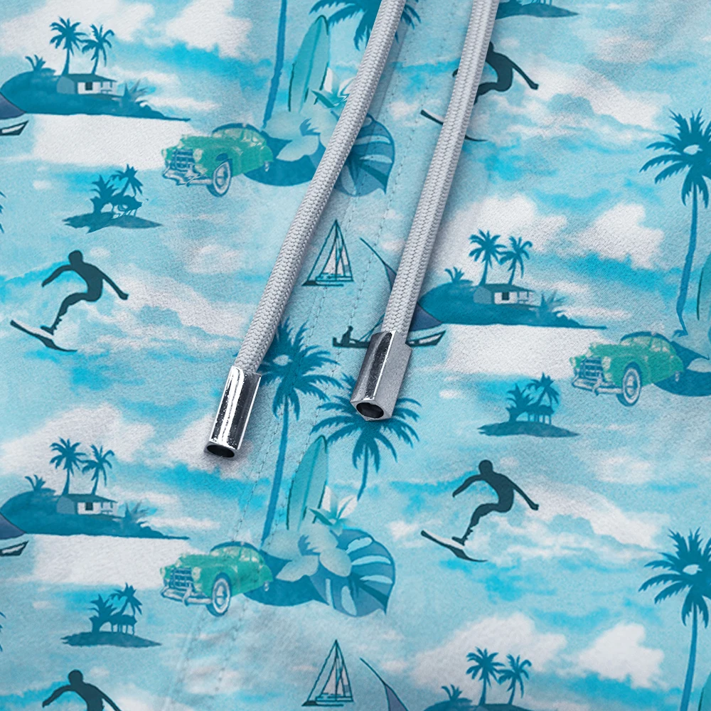 wholesale men swim trunk custom polyester 5 inch inseam summer shorts men swim trunks for adults beach shorts for men