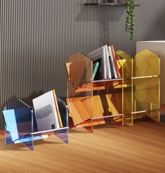 Wholesale Acrylic Book Display Stand Case  Magazines Holder