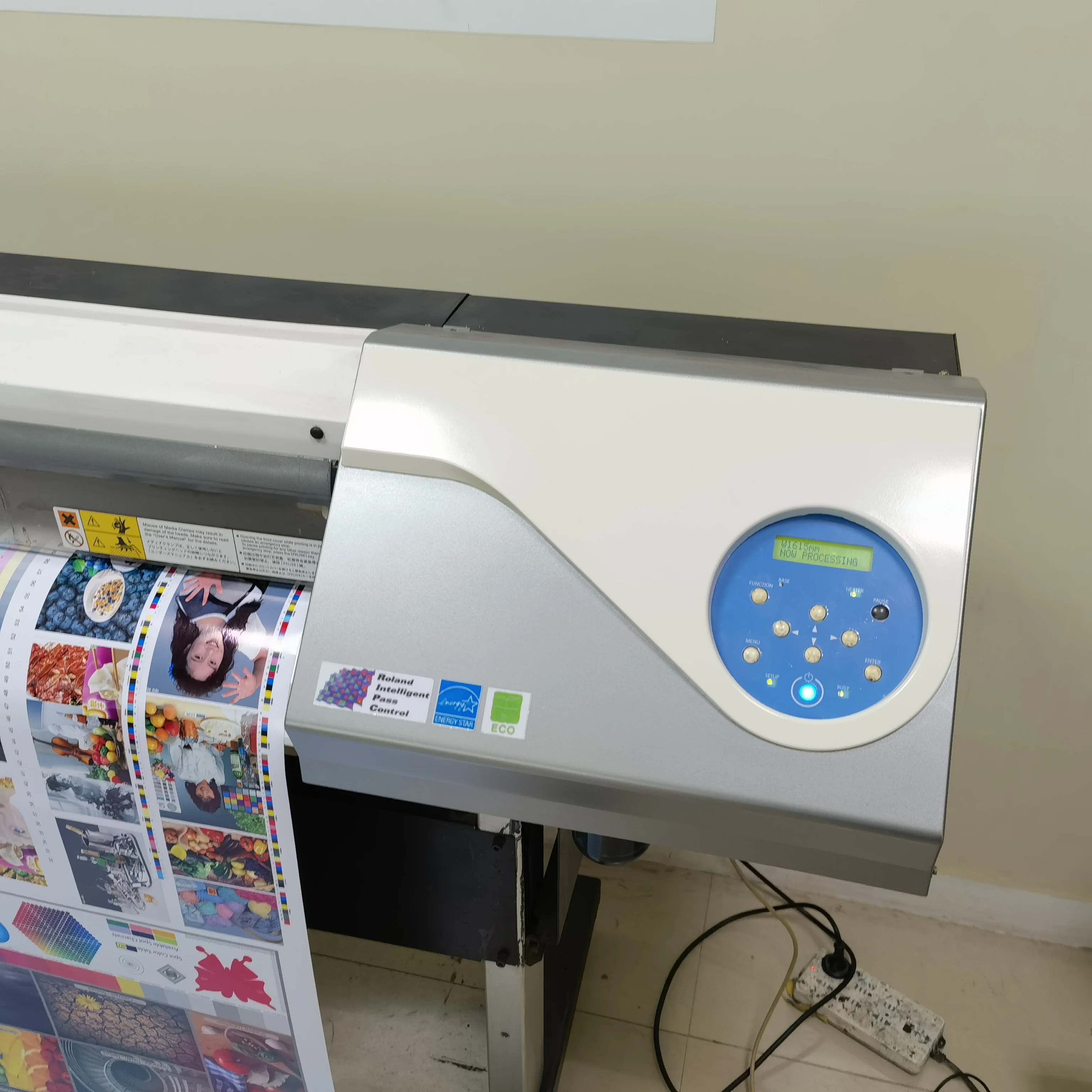 second hand roland  re640 machines printable heat transfer vinyl sticker printing printers for sticker printing