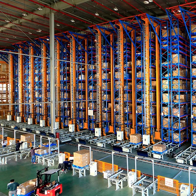 Multi level Rack ASRS Warehouse Robot Storage Retrieval Picking System Asrs Racking System with Stacking Crane