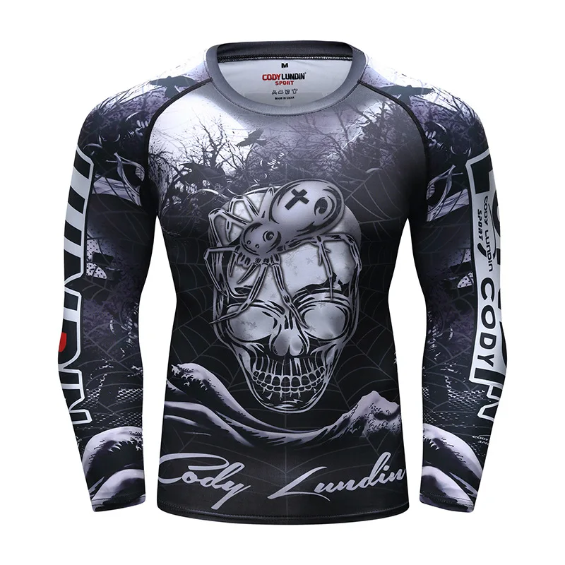 Oem дизайн компрессионная одежда для смешанных боевых искусств Mma Rashguard индивидуальная сублимированная