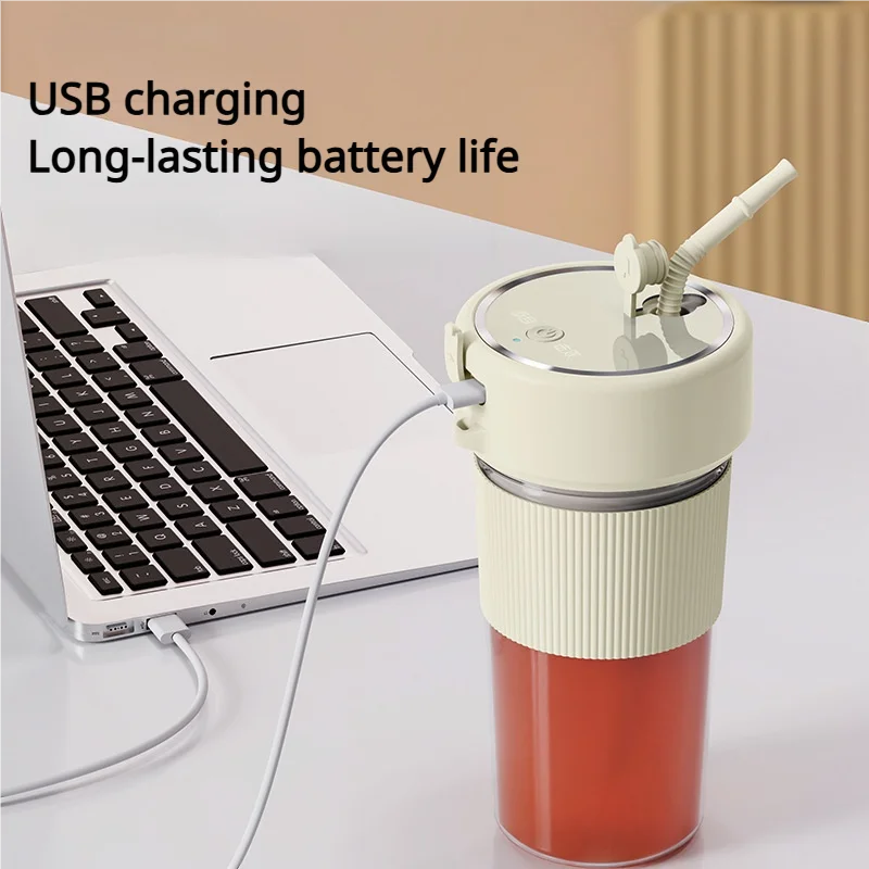 New Arrival USB Rechargeable Portable Fruit Juicer Cup Healthy Mini Battery Powered Juicers Home Juicer Cup