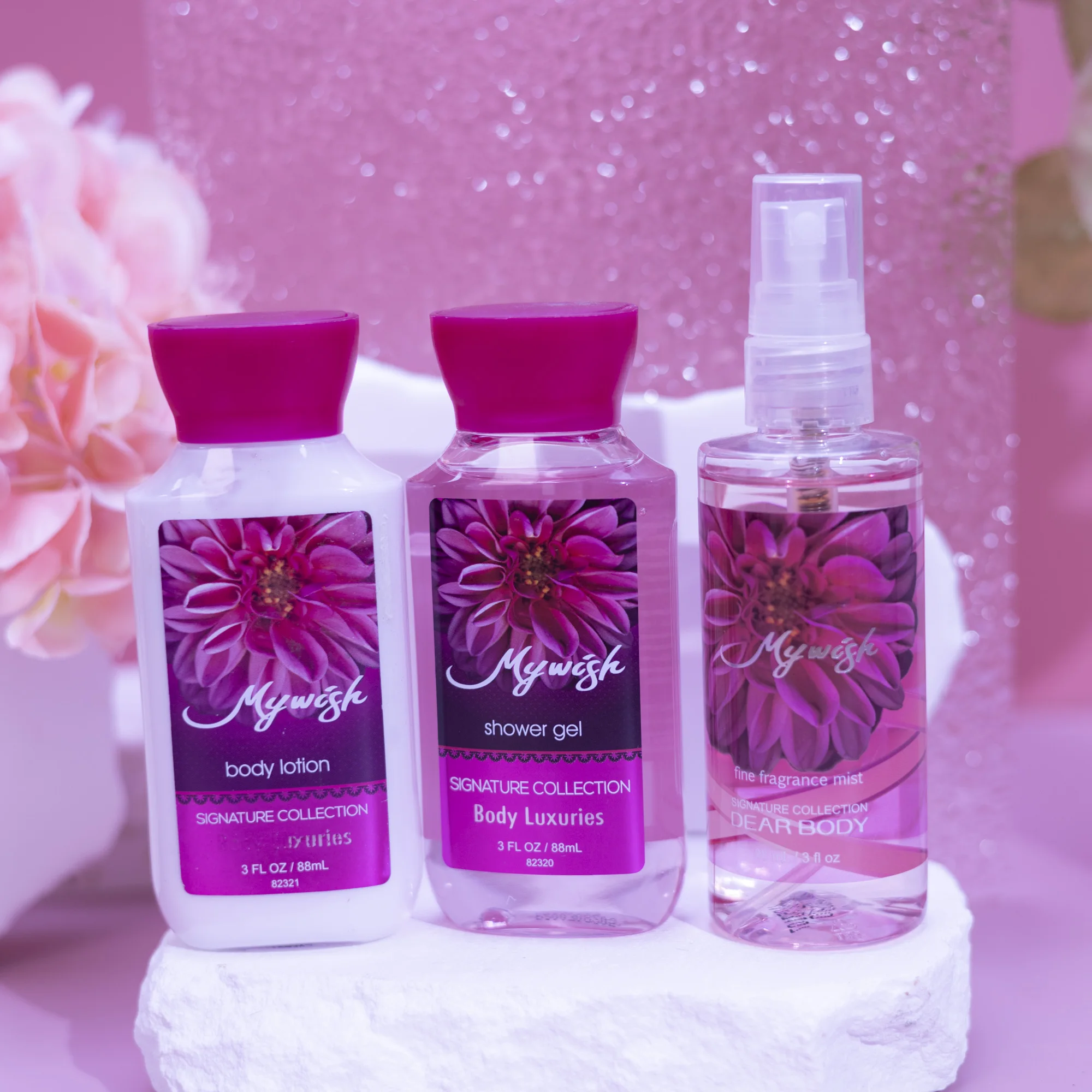 A Thousand Wishes 236ml perfumed body lotion refresh 295ml body wash