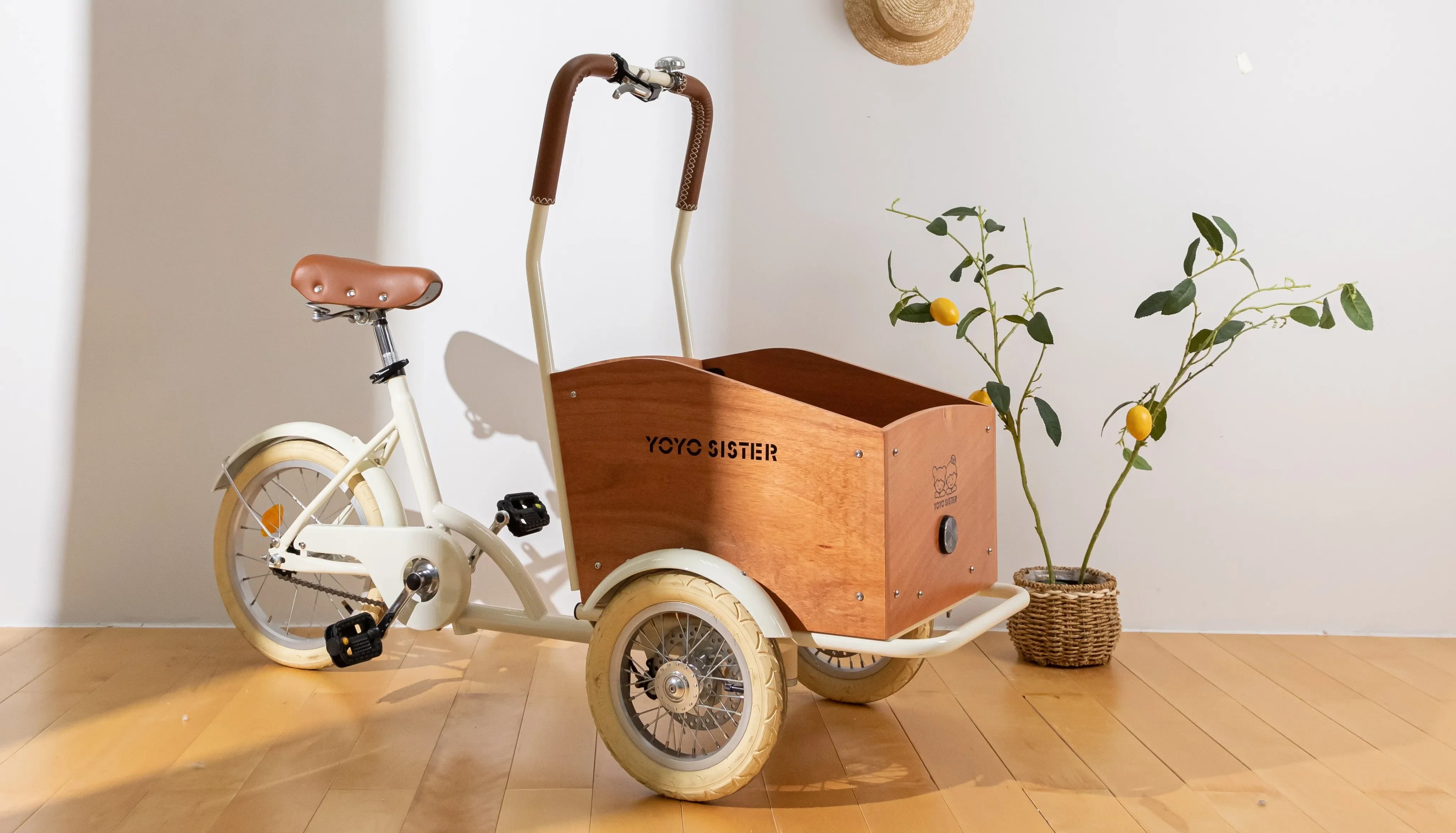 Hot selling children cargo bike 3 wheel trike China manufacture cheap price for EU