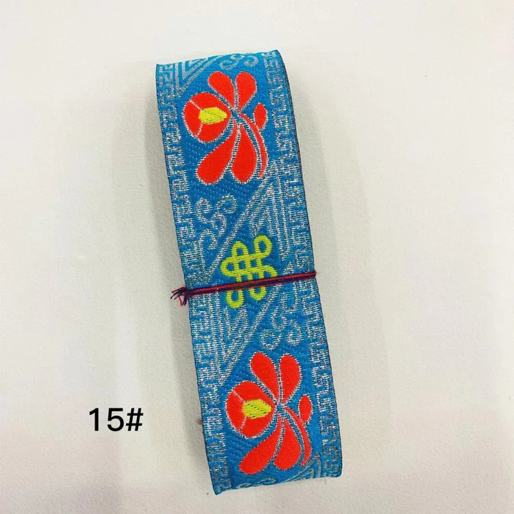DIY Clothing Accessories Handmade Jewelry 4cm Computer Jacquard Webbing