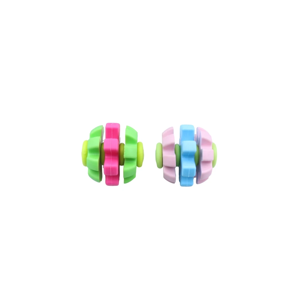 Hot Selling Eco-Friendly Soft Rubber Gear Gums Durable TPR Pet Toy Dog Cat Teeth Cleaning Interactive Training Chew Toy