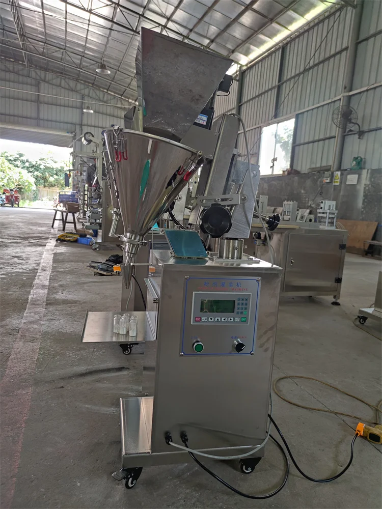 Semi-automatic manual small cartridge carbon toner powder refill filling machine