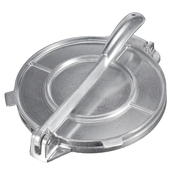 Manual flour tortilla corn tortilla press