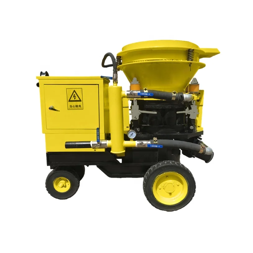 3000Sq Meter Steel Rotor Plate Life Electric/diesel/air motor Dry Shotcrete/Gunite/Refractory Concrete Spraying Machine Price