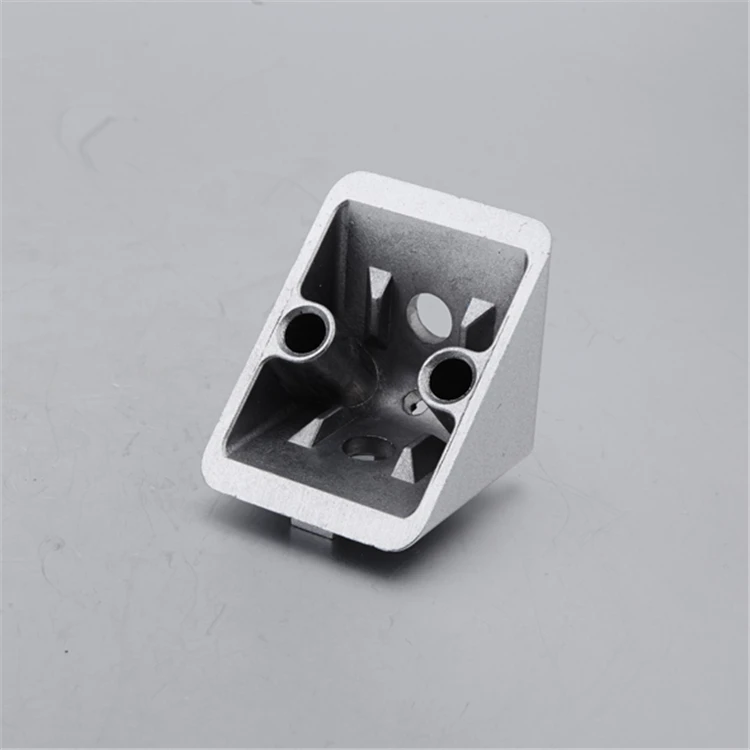 310/370.17 Aluminium Extrusion Profile Frame angle corner t slot angle bracket with end caps aluminum bracket connector