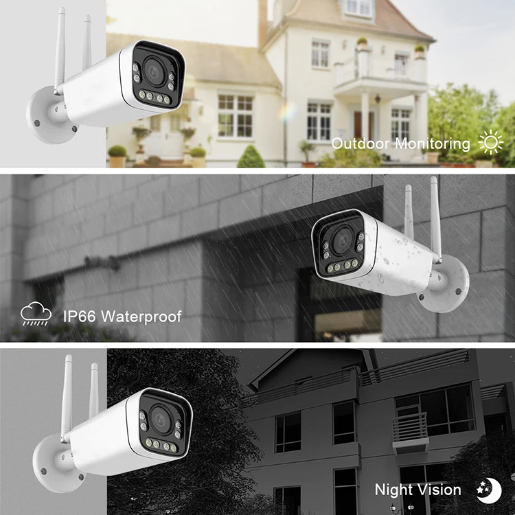 8 Channel H.265 5MP Outdoor POE Bullet IP Security CCTV Camera System