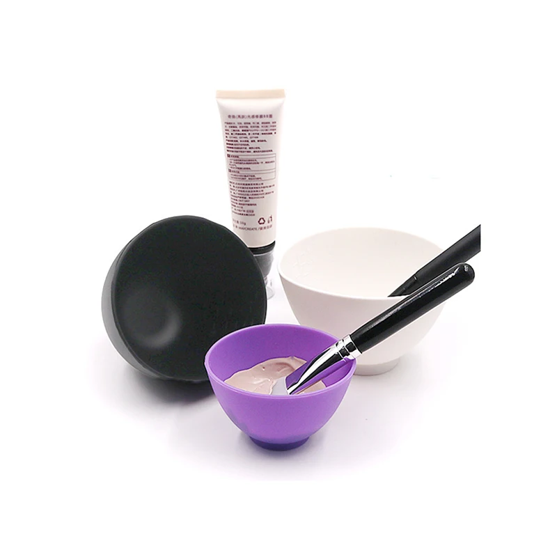 Professional Production Silicone Facial Mask Bowl Diy Facial Soft Bowl Makeup Bowl